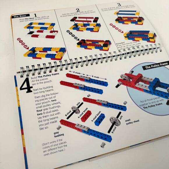 Klutz LEGO Crazy Action Contraptions Lego Inventions Book BOOK ONLY 1998 - Picture 3 of 5